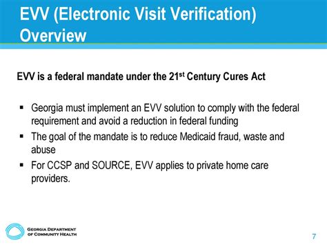 Georgia Electronic Visit Verification (EVV) Solution.